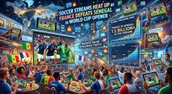 Soccer Streams Heat Up as France Defeats Senegal in World Cup Opener